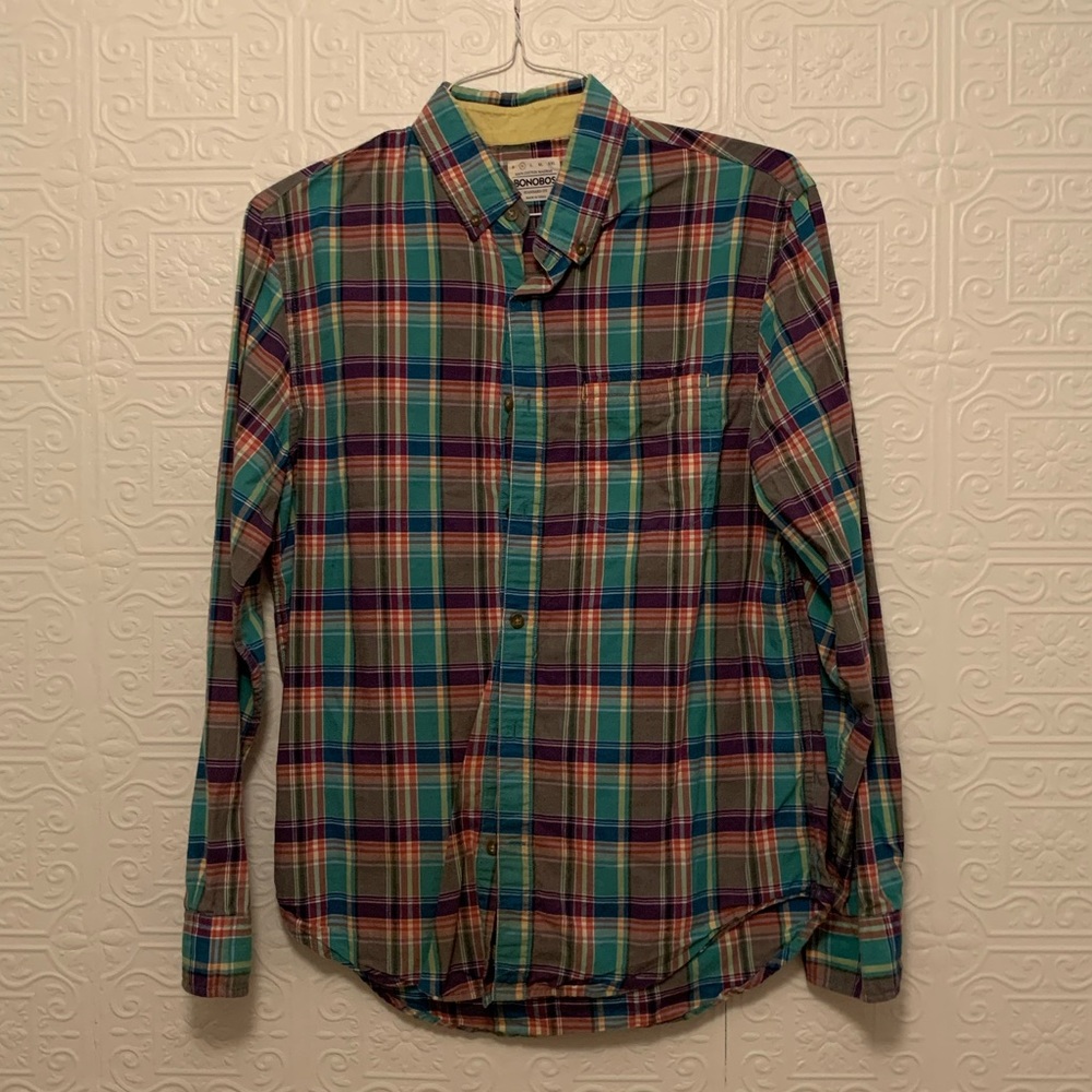 Bonobos plaid button down - Picture 2 of 3